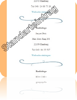 Standarteintrag
